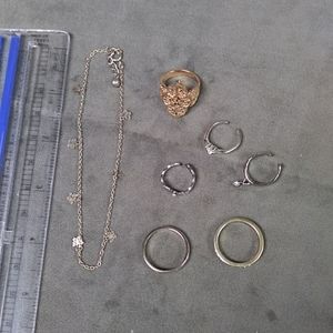 Jewelry Lot  - Toe Rings, Rings, Anklet